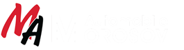 Morosov Logo in weiss PNG transparent